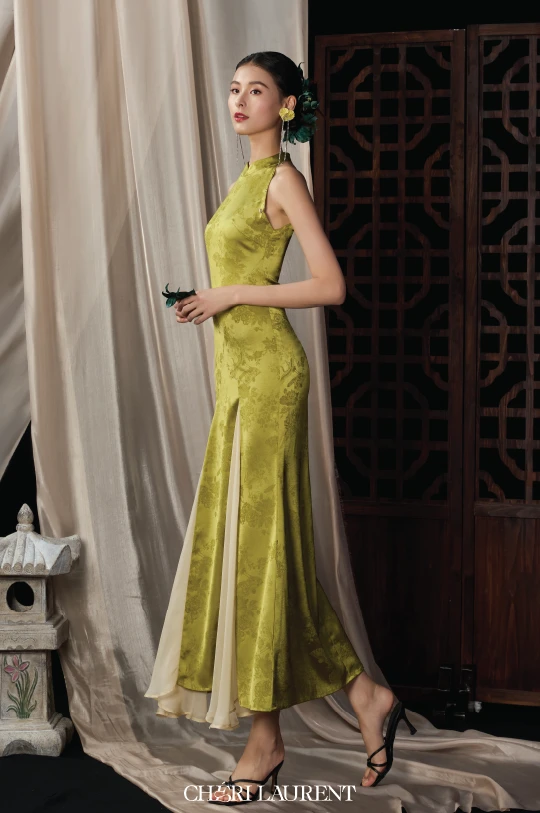 Kieu Anh Dress - Xanh