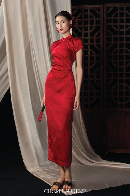 Trang Anh Dress - Đỏ