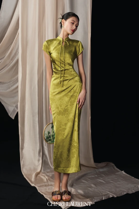 Lac Chi Dress -  Xanh